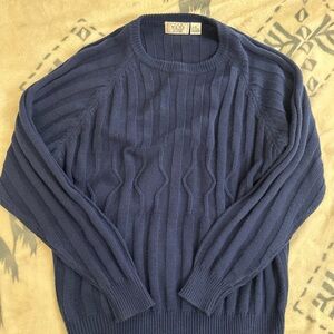 Vintage The Men's Store Navy Crewneck Sweater